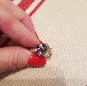 James Avery heart knot ring